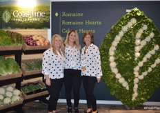 Tami Gutierrez, Carmen Placensia and Tina Cox with Coastline Family Farms.